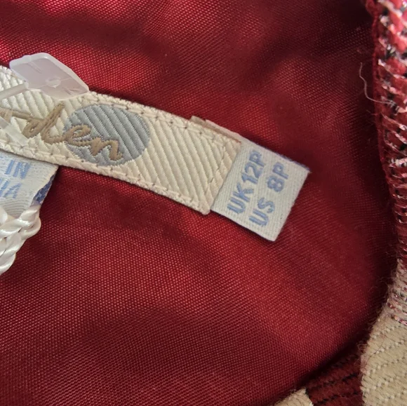 NWT Boden Harriet Daisy Jacquard Sheath Dress Size 8P (Med Petite) Cream/Mauve - Picture 11 of 13